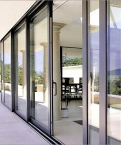 Dịch vụ gia công lắp đặt cửa đi nhôm kính mở trượt (lùa) 3–4 cánh tại Đà Nẵng