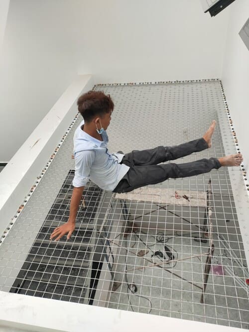 khung bảo vệ giếng trời ô thông tầng đà nẵng (2)