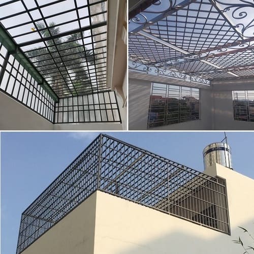 khung bảo vệ giếng trời ô thông tầng đà nẵng (7)