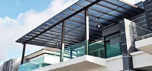 thi công mái che sân thượng (4)