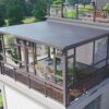 Dịch Vụ Thi Công Mái Che Sân Thượng (Tôn Xốp – Tôn Cách Nhiệt – Tấm Polycarbonate)
