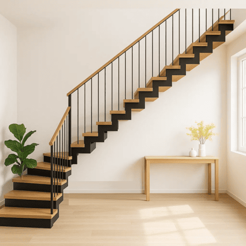 thiết kế thi công cầu thang sắt hộp tại đà nẵng (1)