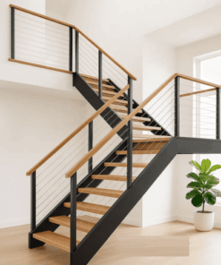 Thi Công Lan Can Cầu Thang Sắt Hộp Tại Đà Nẵng