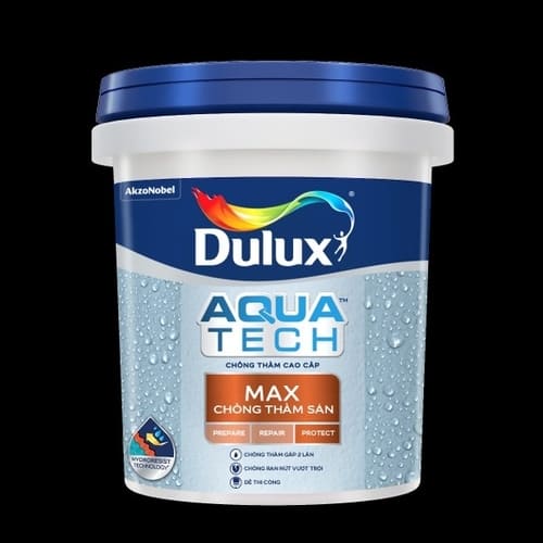 Chống thấm sàn Dulux Aquatech Max – Giải pháp siêu bền cho sàn mái, sân thượng, nhà tắm