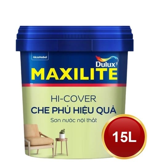 Sơn nước nội thất Maxilite Che Phủ Hiệu Quả từ Dulux 5 lít, 15 lít (1)